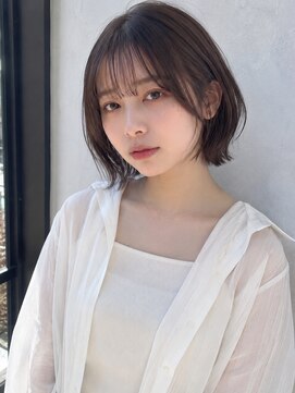フリー(Free) 20代30代40代50代似合わせマッシュショートボブフレンチバング