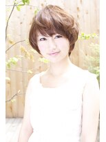 アーツ 新宿(arts)&nbsp;マリンショートボブ×リラックスカール　30代40代50代