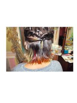 ポルタカリーナサロン(PORTA CARINA SALON)&nbsp;外ハネカラフルカラー