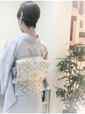 上品着物ヘアセット
