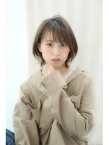 キャンバス バイ ネオリーブ 横浜西口(Canvas by neo.)&nbsp;ふんわりショートボブ　似合わせ　小顔　まとまるひし形カット