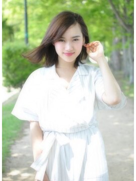 ヘアーアンドスパ フェリーチェ ミチ 野田屋町店(HAIR&SPA felice MICHI) ラフミディアム