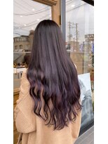 クルニエ(crenier)&nbsp;crenierで作るグラデーション＠ダークバイオレット●