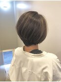 ハイライト/ショートボブ/柔らかショート【深味信也】
