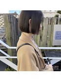 収まるミニボブ!首元綺麗にみえるシルエット!