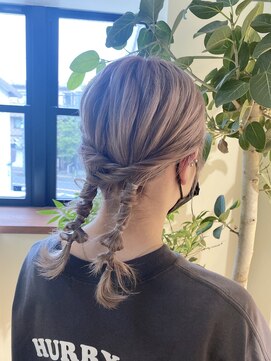 アンソル 戸田店(N'SOL) お洒落ツインテール