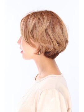 ノアランス 池袋(noah rance) 大人可愛い20代30代40代黒髪前下がりショートボブ丸みショート◎