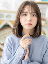 カバーヘア ブリス 志木南口駅前店(COVER HAIR bliss)&nbsp;大人かわいいインナーカラーシースルーバングa志木20代30代40代