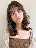 トゥーナ 表参道(tona) 小顔カット・外ハネボブ・くびれヘア・ペールベージュ