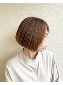 【CASA.maika】ミニボブ×ミルクラテカラー