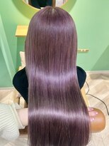 リノ(Lino)&nbsp;10代20代【髪質改善カラー】ツヤ髪ハイトーンラベンダーピンク