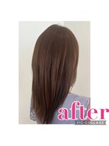 チェルモ 茅ヶ崎(CHELUMO)&nbsp;☆縮毛矯正カラーbefore☆