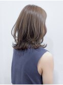 アッシュグレー×レイヤーミディ