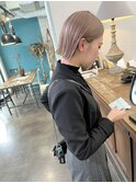【Devellope.】 ミニボブ 切りっぱなし ブリーチ