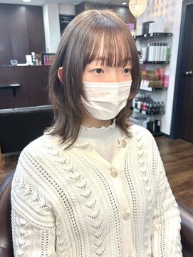 リコバイアフロート(riko by afloat) くびレイヤー/シースルーバング/韓国/髪質改善[stylist竹田]