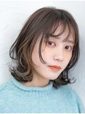 顔まわりカット◯ミディアムレイヤー、ロングレイヤー/天神大名