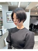 レイヤーショート アッシュブラック