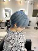 水色/ペールブルー/ショートカット【Kentaro】