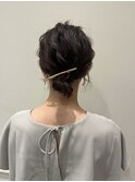 ゆるっとまとまるシニヨン