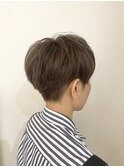 脱白髪染め×ベリーショート