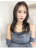 ハッシュカット/レイヤーカット/韓国ヘア/顔まわりカット