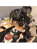 卒業式ヘアセット
