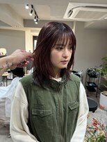 ソレイユ(soleil)&nbsp;ワインレッド×ナチュラルレイヤー