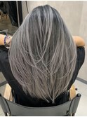 ロングレイヤーバレイヤージュ/透明感カラー/イメチェン