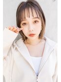 ＃ホワイトグレージュミニウルフチェリーブラウン