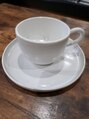 ミル(Mille) 陶芸で、カップ&ソーサー作りました。美味しいコーヒーを。