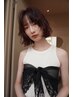 【平日限定クーポン】カット+透明感ツヤカラー+トリートメント￥18700→￥9900