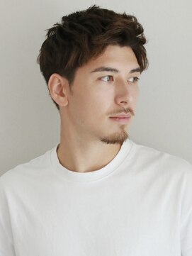 グルーマーズクレッジ 渋谷店(GROOMER/S CREDGE) men's/メンズ/ニュアンスパーマ/黒染め/韓国/ブルーブラック