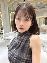 ロンドリメゾン 原宿(Lond re Maison.)&nbsp;暗めカラー/ボブ/顔周り/前髪/レイヤー/髪質改善/縮毛矯正/原宿