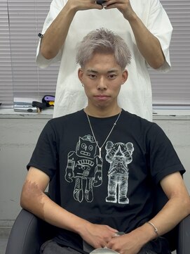メンズペレ 渋谷(MEN'S PELE) MEN’S HAIR/ブルーブラック/フェザーパーマ/渋谷
