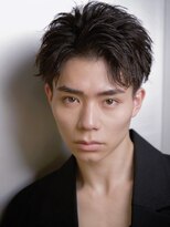 ルーシー 渋谷(LUCEY)&nbsp;センターパートフェザーパーマシャドウパーマメンズパーマ