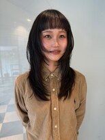 ラパンセヴェール(LA PENSEE VERT)&nbsp;オン眉+ザクザクレイヤーカット