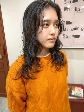 [puf 伏見/丸の内/栄/名古屋]ロングレイヤーパーマ★鳥山