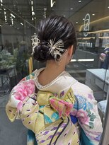 ゼスト フィーノ(ZEST fino)&nbsp;【橋本姫奈】成人式きれいめヘアセット×振袖着付け