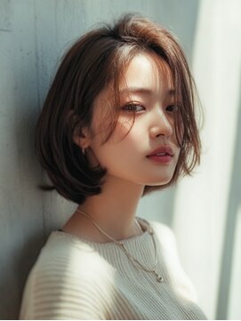 ダル 渋谷/表参道(DAL.) レイヤーカット/ボブ/髪質改善カラー/縮毛矯正/暗めカラー