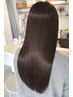 カット+地毛風ストレート美髪矯正+最高級トリートメント