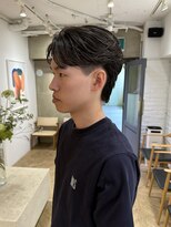 ローレン(LOREN) ベリーショート/ダークアッシュ/ニュアンスパーマ/韓国マッシュ