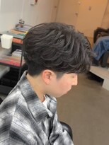プルーブトウキョウ 渋谷(PROVE TOKYO)&nbsp;爽やか無造作ビジネスツーブロックフェザーパーマ