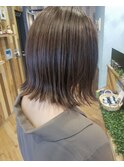 オリーブパールグラデーションボブ