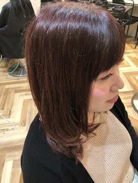 ロンドアベニール 北千住(Lond avenir) 艶感溢れるピンクパープルブラウン☆担当 店長川上功介