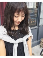 ヘアーアンドスパ アルバス(HAIR&SPA ALBAS)&nbsp;『ALBAS』眉上前髪××ラフウェーブ×シースルーバング