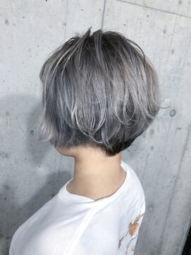 サロンドミルク 原宿(salon de MiLK) ハイグレージュ×ミニマムボブ