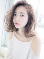 《MAXBEAUTY GINZA☆人気セミウェットウェーブロブヘア☆》