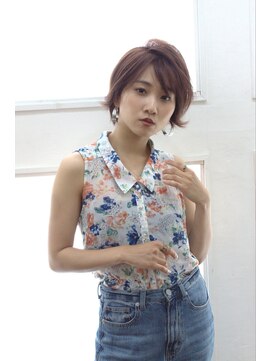 バグズ ヘアデザイン 桔梗が丘店(Baguz HAIR DESIGN) さわやかショート☆くせ毛ショート☆暖色系カラー