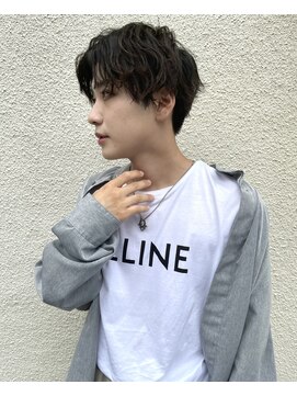 ゼンコー 国分寺(ZENKO) 【ゼンコー国分寺店】センターパート×無造作ウェーブ