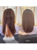 『髪質改善』ストレートエステ（縮毛矯正）（リタッチ可）